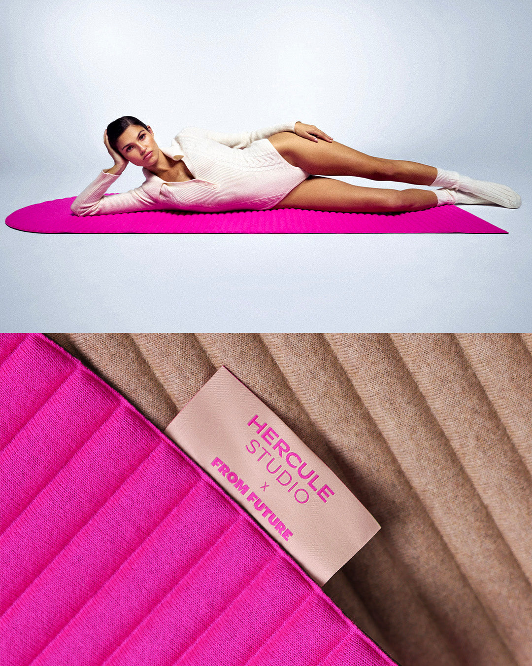 From Future x Hercule Studio : quand le cachemire rencontre l’art du mouvement