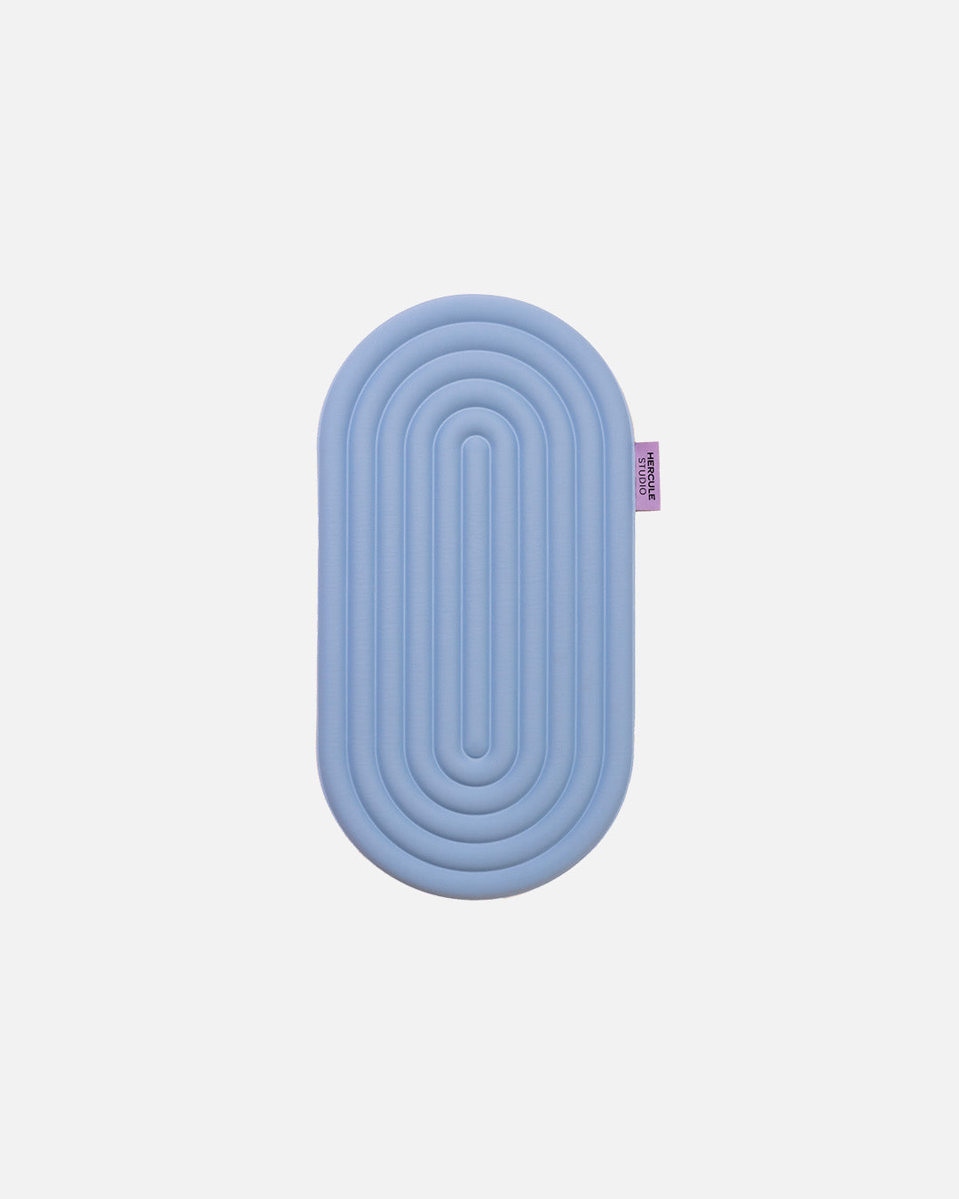 Mini tapis de sol pad de confort de la marque hercule studio modèle galé couleur blue jean packshot déplié