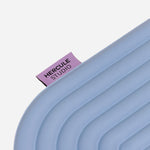 Mini tapis de sol pad de confort de la marque hercule studio modèle galé couleur blue jean packshot zoomé