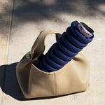 Pad Galé Hercule Studio navy, mini tapis 3-en-1 bleu nuit pour soutien ergonomique, accessoire nomade fabriqué en France