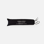 Hercule Studio black fabric dust bag for Eden roc Hotel, protective cover with white logo for transport and storage of the Archy sport mat