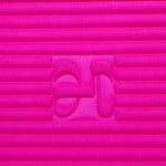 Tapis de sol pour le fitness le yoga et le pilates en cachemire de la marque hercule studio en collaboration édition limitée avec from future modèle archy couleur rose packshot zoom logo embossé