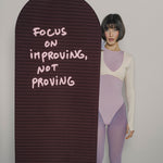 Hercule Studio x Thomas Lélu sport mat in lifestyle, brown artistic design mat for Pilates and fitness session, limited edition