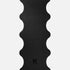 Hercule Studio Midnight Black yoga mat unrolled, natural rubber PVC-free, strong grip for vinyasa and hatha sessions